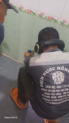 Siêu Âm Dò Tìm Đường Ống Nước Vỡ Tại Thanh Trì